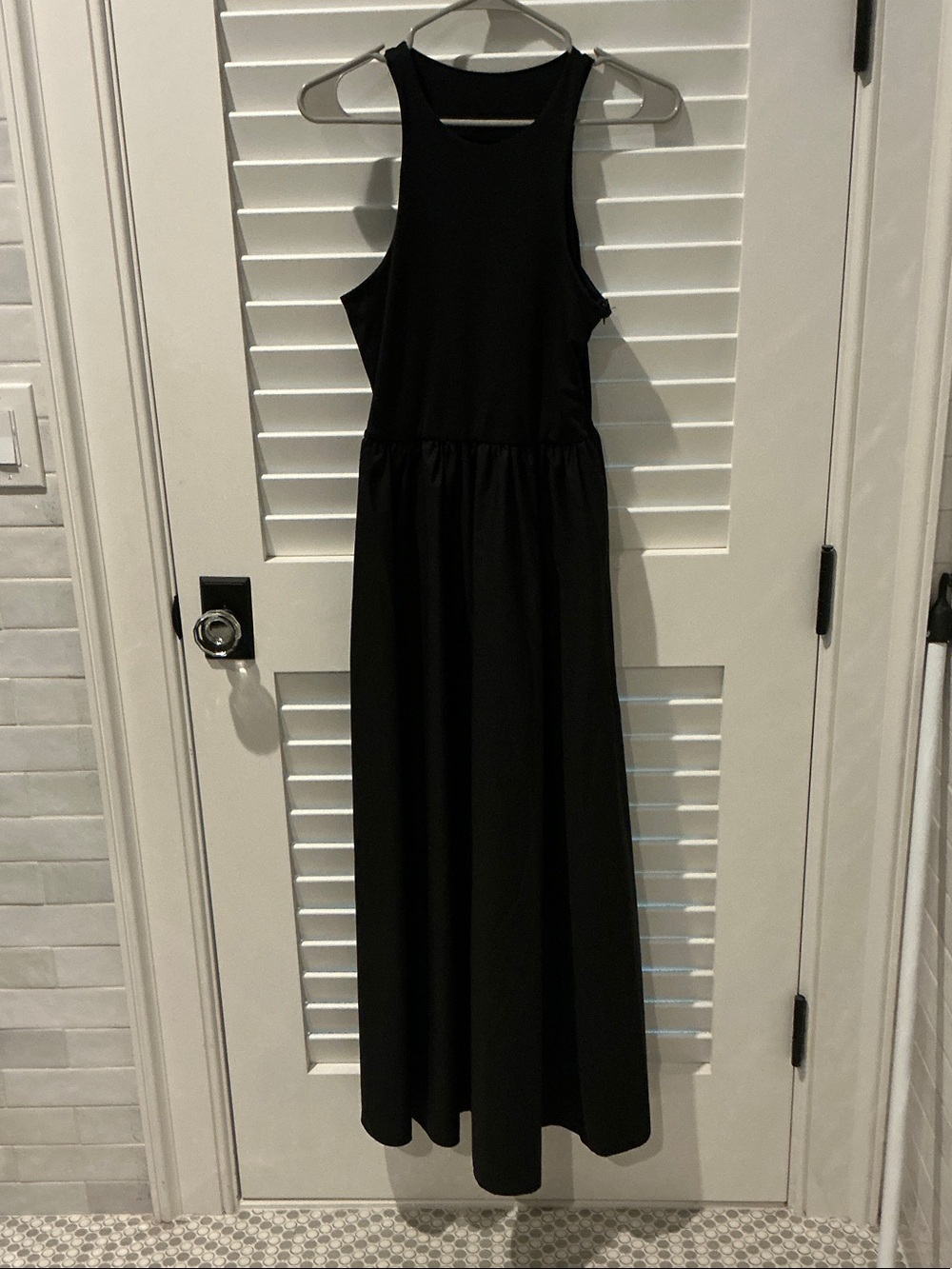 Classic Black Sleeveless Maxi Dress - Elegant Everyday